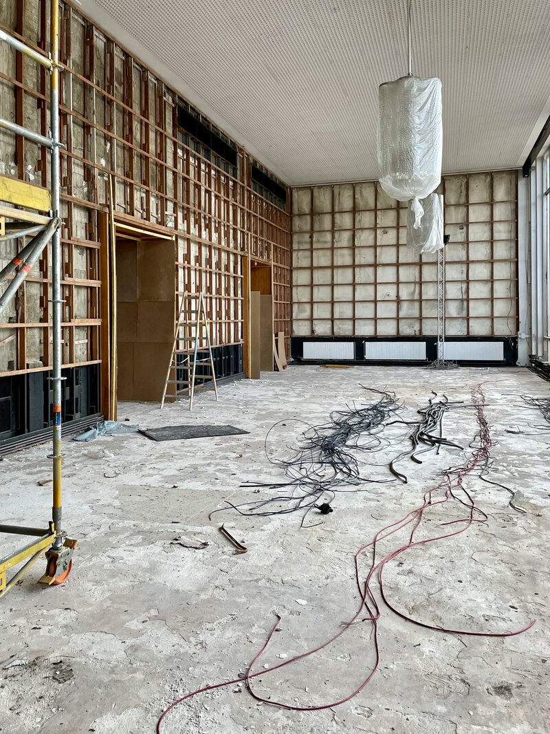 Panorama Bar im Rohbauzustand, August 2024