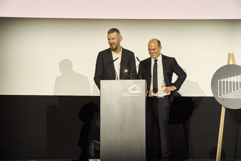 Festakt Kino International – Yorck-Geschäftsführer bei der Wiedereröffnung